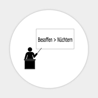 Besoffen > Nüchtern Magnet